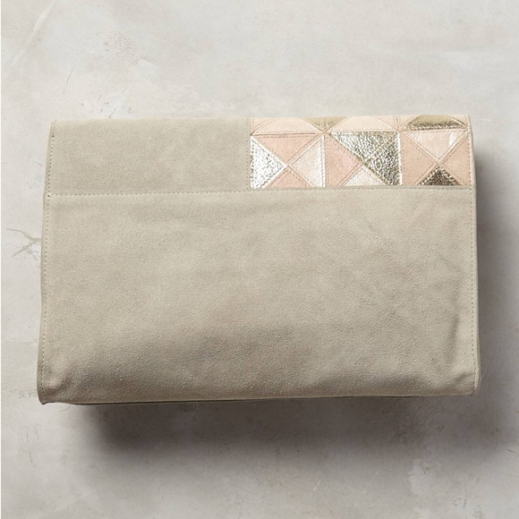 New Anthropologie Miss Albright Tangram Clutch - Picture 2 of 7